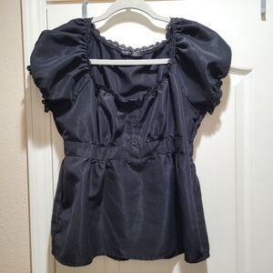 Shein size small lace detail with a peplum waist NWOT